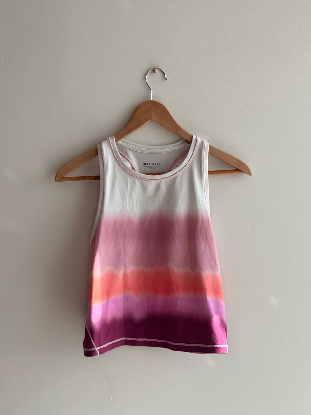 Athleta Pink Ombre Racerback Tank